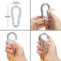 Corde de sauvetage en rappel de sécurité tressée 48 haute résistance 8mm/10mm/10.5mm/12mm corde d'escalade d'arbre statique