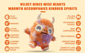 Robot chien IA interactif pour enfants avec reconnaissance vocale, parle, chante, danse, jouet robot éducatif avec mémoire bionique - Product Image 2