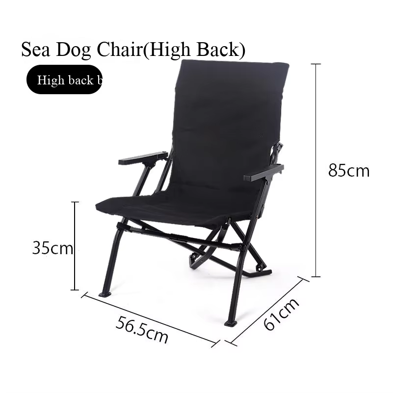 High back black (1680d polyester sail)