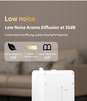 Diffuser Minyak Esensial Tanpa Air Bertenaga Baterai Sel D Listrik, Perekat Dinding Lepas Pasang, Timer, Rumah Tangga, 1 Tahun
