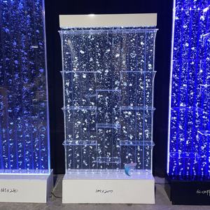 Panneau mural à bulles d'eau en acrylique avec éclairage LED à changement de couleur pour décoration intérieure et extérieure - Product Image 4