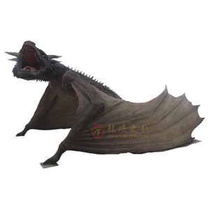 Trò Chơi Phim Hoạt Hình Cử Động Của <span class=keywords><strong>Thrones</strong></span> Rồng Phương Tây Cho Công Viên Giải Trí Dino Chủ Đề - Product Image 1