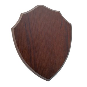 Walnut <b>Plaque</b> <b>Trophy</b> 210X260X15mm Acrylic Wood and Crystal UV Printed Award for Trade Shows and Welcoming Guests - Product Image 1