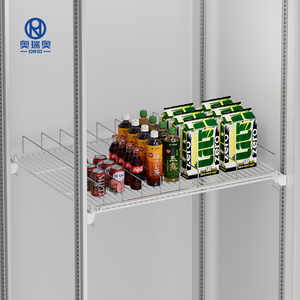 Siêu thị Kệ trọng lực Con lăn Kệ bia nước giải khát tự động rơi xuống máng hệ thống - Product Image 4