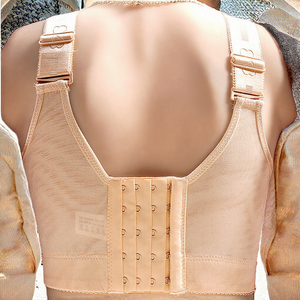 Sujetador de encaje acolchado de alta calidad con cobertura total en la espalda para mujer, oculta la grasa de la espalda, con cierre frontal y soporte sin aros. - Product Image 3