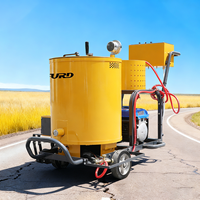 Mini machine de scellement des fissures pour la réparation des routes en béton et asphalte, machine de scellement des joints routiers, scelleuse de fissures d'asphalte 60L