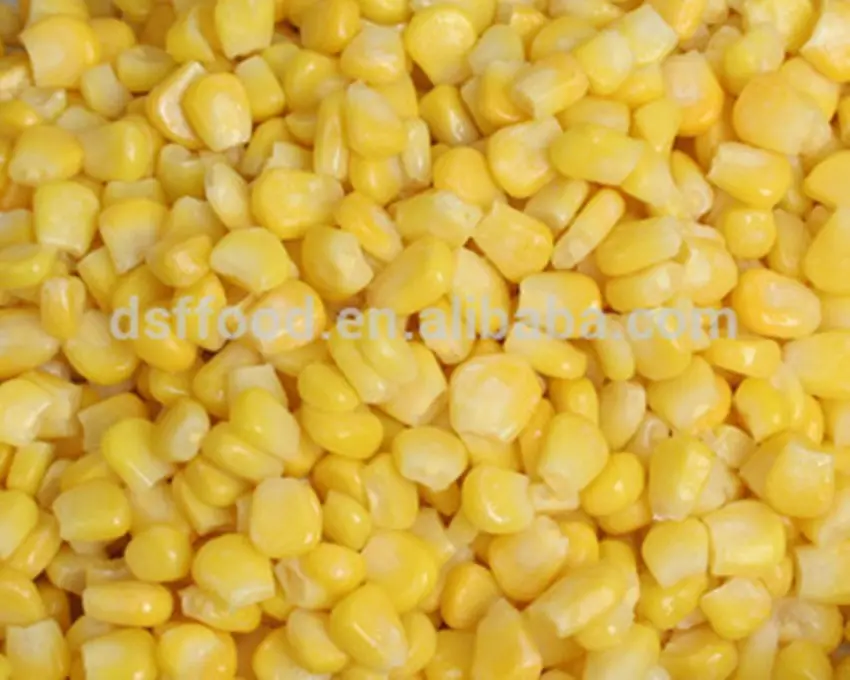 Frozen Products good price hot sale IQF Frozen Yellow Sweet Corn