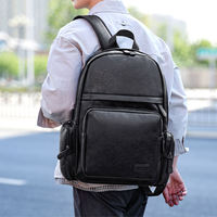 Sac à dos personnalisé en cuir PU, loisirs, extérieur, décontracté, sport, collège, imperméable, Mochila, sac à dos de voyage, sac à dos pour ordinateur portable