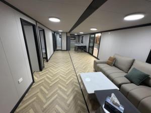 Nhà mô-đun đúc sẵn moduler nhà di chuyển Trung Quốc container màu xanh lá cây di động để bán USA biệt thự prefab hous <span class=keywords><strong>CABIN</strong></span> 2 phòng ngủ - Product Image 3