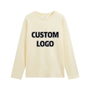 Camiseta de Manga Larga HYC OEM/DEM, Unisex, Lisa, 100% Color, Estilo Urbano, Corte Regular, Personalizable para Impresión Digital - Product Image 1