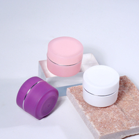 Bocal en plastique de 15 ml avec couvercle Bocaux en plastique de 15g avec couvercles à vis Bocaux en plastique givré avec couvercles
