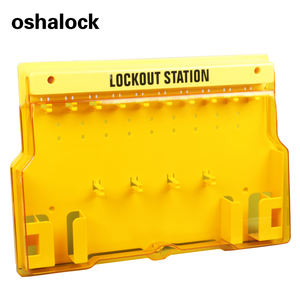 壁掛け式20ロックステーションカバーハンギングボード安全ロックアウトステーション、産業用ロックアウト用ロック付き-タグアウト - Product Image 6