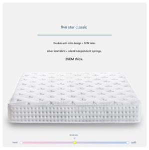 Colchón de Muelles Ensacados Independientes de Látex Antiácaros con Soporte para la Columna Vertebral, Moderno y Cómodo, a <span class=keywords><strong>Precio</strong></span> Favorable, para Hoteles y Hogares - Product Image 3