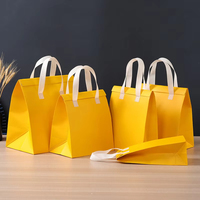 Sac d'emballage isotherme portable réutilisable en non-tissé avec feuille d'aluminium, personnalisable OEM/ODM, avec impression de taille et d'épaisseur sur mesure