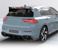 100% aileron de toit de voiture en fibre de carbone sèche aile supérieure de becquet arrière pour voitures pour Volkswagen VW Golf 8 GTI 2021-UP kit de carrosserie
