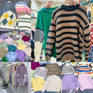 Venta al por Mayor de Ropa de Marca en Pacas de Suéteres Ligeros Abiertos de Segunda Mano para <span class=keywords><strong>Dama</strong></span>, Lotes Mixtos de Prendas de Punto para Mujer Estilo <span class=keywords><strong>Shein</strong></span> - Product Image 1