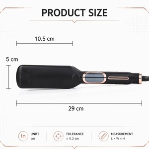 Lisseur à cheveux professionnel à plaques flottantes <span class=keywords><strong>en</strong></span> <span class=keywords><strong>titane</strong></span> avec chauffage rapide MCH 260 ° C 500 ° Logo personnalisé F - Product Image 5