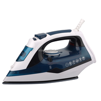 Fer à vapeur électrique portable rotatif en céramique pour voyage, mini fer à vapeur à main, réservoir d'eau de 250 ml, usage domestique et hôtelier