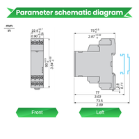 Relais temporisé Schneider RE22R2AMR 8A double fonction Harmony, neuf et original