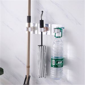 Support de <span class=keywords><strong>balai</strong></span> support de vadrouille mural ménage adhésif stockage <span class=keywords><strong>balai</strong></span> cintre vadrouille crochet supports <span class=keywords><strong>cuisine</strong></span> salle de bain organisateur L0392 - Product Image 3