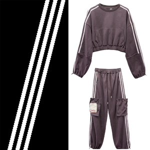 2026 Quần Áo 340G 34.5% Cotton Pha Trộn 65.5% Polyester Dệt Kim Vải Hai Mặt Thể Thao Chất Liệu Cho Phụ Nữ Của Tops Và Quần - Product Image 3