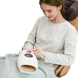 Isı ile kablosuz el masaj aleti-3 seviyeleri sıkıştırma ve ısıtma, şarj edilebilir el masaj aleti makinesi