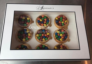 Donut Boxes Custom Luxury Biscuit Sweet Pastry Dessert Donut Box Cookies Packaging