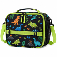 Sac isotherme pour enfants en tissu Oxford, imprimé dessin animé personnalisé, imperméable, avec poignée, capacité 5L, doublure en feuille d'aluminium, vente en gros