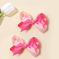 Barrettes à cheveux en ruban gros-grain bicolore, mini nœuds pour bébés filles, accessoires pour cheveux d'enfants