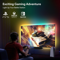 EDUP Rétroéclairage TV LED avec Boîtier de Synchronisation HD pour Téléviseurs 55-65 Pouces et PC pour Jeux et Films