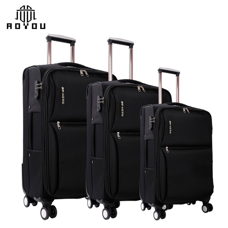 Good Price High Quality Luggage Soft Side Trolley Case Polyester