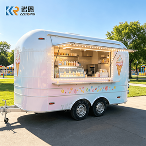 移动餐车 移动食品拖车 全套设备齐全的餐厅厨房拖车 餐车 零食售卖车 - Product Image 1