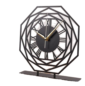 Horloge murale en métal française unique, meilleur design, horloge murale fantaisie, horloge fantaisie de haute qualité, fabriquée à la main - Product Image 1