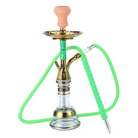Chicha portable de luxe en acier inoxydable, exclusive pour l'Europe et les États-Unis, avec coffret cadeau