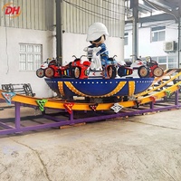 Équipement de parc d'attractions Liangzi Action Patent Disc O Ride Thème Moto Moon FlyingRide 7*13m Manège de fête foraine pour nouvelles investissements en parcs