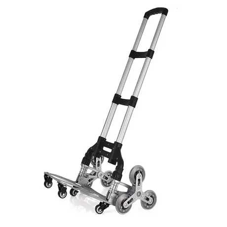 Portatile Pieghevole In Lega di Alluminio Scale di Arrampicata Shopping Carrello A Mano Facile Da Trasportare Pieghevole Trolley Push Carrelli FHT75-6S