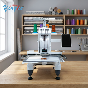 Máquina de Bordar Plana Computarizada YingHe Modelo 2026, de Uso Doméstico, de Una Cabeza y 4 Agujas, 360mm*260mm, 800 RPM, Fácil de Operar - Product Image 1