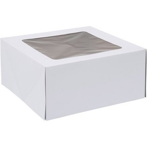 HENGXING Custom Bakery Box white Wedding Cake Box with Window