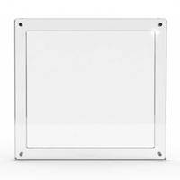 Vitrine en acrylique pour cartes TCG, lot de 3, protection transparente anti-UV, présentoir de comptoir pour modèles réduits de trains