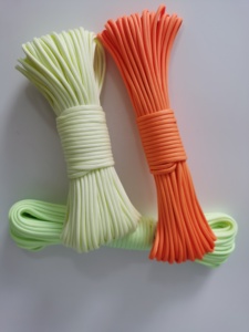 9 stränge Kerne Glow in <span class=keywords><strong>The</strong></span> dark Luminous Fallschirm-schnur Lanyard Paracord Seil - Product Image 5