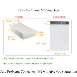 Bolsas de Envío de Poliéster al por Mayor, Sobres de Correo con Logotipo Personalizado, Bolsas de Plástico para Envíos con Asa, Embalaje para Cajas - Product Image 6