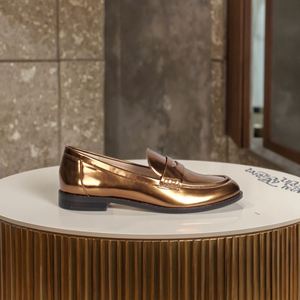 Custom Luxury <b>Flat</b> Loafer Shoes for Women Beautiful Design Casual Walking Dress Light Round Feature <b>Box</b> <b>Packing</b> for Girls - Product Image 2