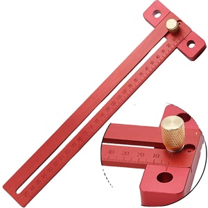 Règle croisée en alliage d'aluminium pour le travail du bois Scriber Type <span class=keywords><strong>T</strong></span> Jauge pour le travail du bois 170/200/320mm - Product Image 1
