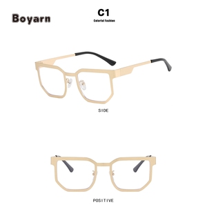 Boyarn, <span class=keywords><strong>gafas</strong></span> <span class=keywords><strong>cuadradas</strong></span> de gran tamaño para miopía, <span class=keywords><strong>gafas</strong></span> antiluz azul para hombre y <span class=keywords><strong>mujer</strong></span>, <span class=keywords><strong>gafas</strong></span> de Metal para ordenador, <span class=keywords><strong>gafas</strong></span> de graduación para <span class=keywords><strong>mujer</strong></span> - Product Image 5