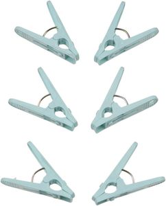 Pinzas de Plástico PP Pequeñas para Ropa, Cesta con Clips Grandes para Colgar, Juego de 30 Piezas, Pinzas de Secado Resistentes al Viento para Armario y Uso en Exteriores, Desmontables - Product Image 3