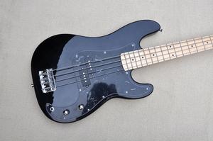 Flyoung שחור 4 מיתרים לגיטרת בס מייפל צוואר בס גיטרה כרום חומרה בס - Product Image 2