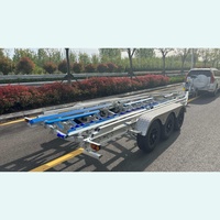 Remorque bateau en aluminium HOIRO 4,5t de 33 pieds, grande taille, haute qualité, forte capacité de charge, style tendance, prix usine, certification VIN CE DOT