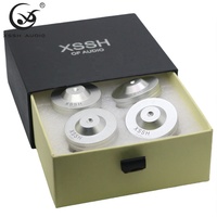 YIVO XSSH nouveau Design pieds de support en alliage d'aluminium pour Audio audiophile amortisseur HIFI CD amplificateur haut-parleur Spike Isolation