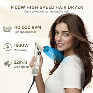 Premium Kwaliteit 8-in-1 Multi Styler Hoge Snelheid Haardroger Stijltang 110000RPM Ion Auto Krultang Opvouwbare Hetelucht Styler Borstel - Product Image 2
