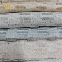 Rideau sur mesure en mélange laine-coton, jacquard texturé Wabi Sabi, épais, avec œillets, pour salon et chambre à coucher
